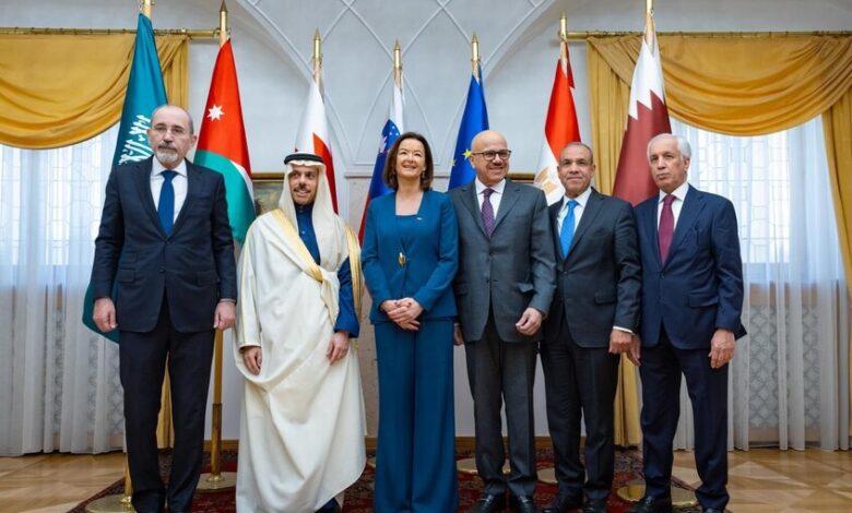 مباحثات عربية–سلوفينية في ليوبليانا تبحث تطورات غزة والقضية الفلسطينية 1 مباحثات عربية–سلوفينية في ليوبليانا تبحث تطورات غزة والقضية الفلسطينية