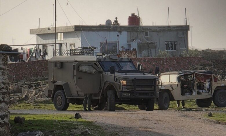 إسرائيل تتوغل في قرية أوفانيا بريف القنيطرة السوري وتنفذ عمليات عسكرية محدودة