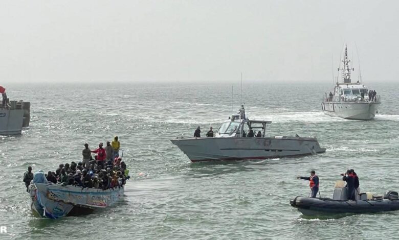 البحرية الملكية المغربية تعترض 189 مرشحاً للهجرة غير النظامية قبالة سواحل الداخلة