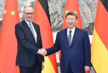 شي جين بينغ وفريدريش ميرتس يبحثان في بكين تعزيز الشراكة الاستراتيجية بين الصين وألمانيا