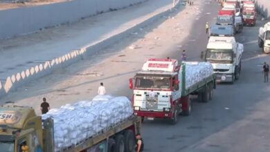 الهلال الأحمر المصري يطلق القافلة 136 لمساعدة غزة