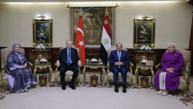 مصر وتركيا تبحثان تعزيز العلاقات وقضايا إقليمية رئيسية في القاهرة