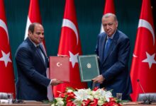 الرئيسان المصري والتركي يوقعان بيان مجلس التعاون الاستراتيجي في ختام زيارة رسمية