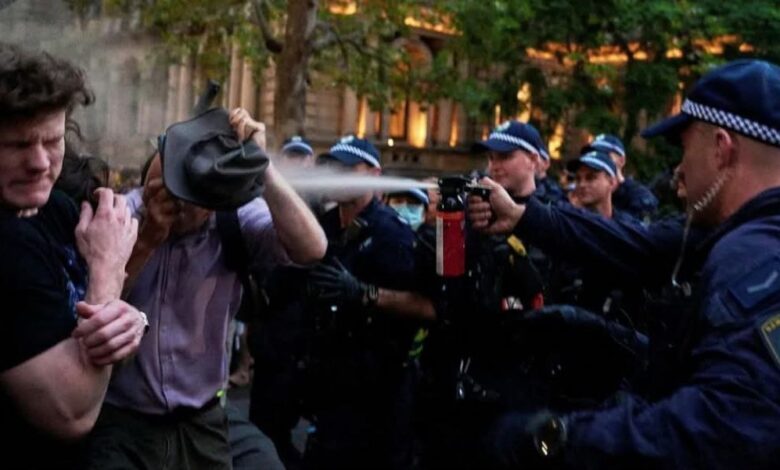 احتجاجات واسعة في سيدني ضد زيارة رئيس إسرائيل إسحاق هرتسوغ