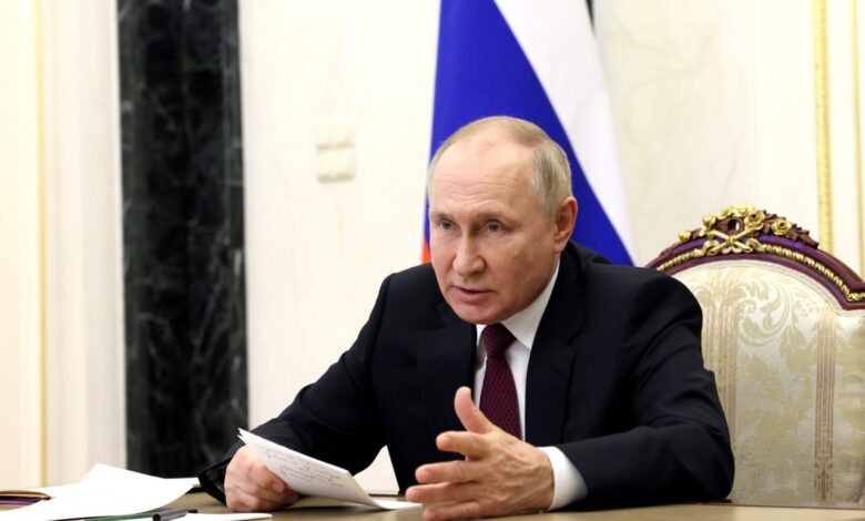 بوتين يؤكد أن السياسة الخارجية الروسية يجب أن تضمن الأمن القومي