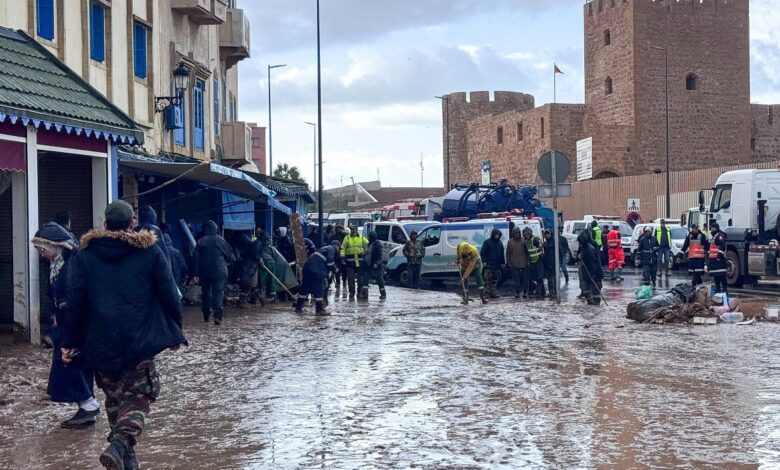 رئيس بلدية القصر الكبير بالمغرب: أكثر من 120 ألف شخص تم إجلائهم بسبب الفيضانات.. والعودة التدريجية تتم ببطء 1 رئيس بلدية القصر الكبير بالمغرب: أكثر من 120 ألف شخص تم إجلائهم بسبب الفيضانات.. والعودة التدريجية تتم ببطء