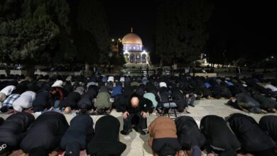 إسرائيل تحدد سقف المصلين في المسجد الأقصى خلال رمضان