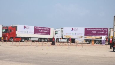 قطر تدشن جسرًا بحريًا لإرسال ألف طن أدوية إلى السودان