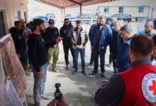 وفد أوكراني يطلع على آثار الدمار في حي الجوبر بدمشق