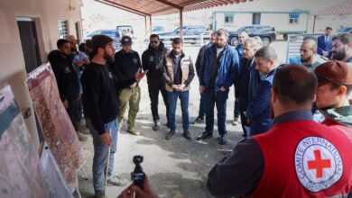 وفد أوكراني يطلع على آثار الدمار في حي الجوبر بدمشق 2 وفد أوكراني يطلع على آثار الدمار في حي الجوبر بدمشق