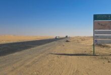 البرنامج السعودي ينفذ المرحلة الأخيرة من توسعة طريق العبر الاستراتيجي في مأرب باليمن