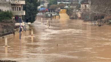 سوريا.. فيضانات نهر العاصي تُغرق مناطق في إدلب وتضرر مئات العائلات