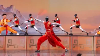 روبوتات الكونغ فو تخطف الأنظار خلال حفل عيد الربيع في الصين