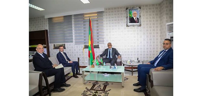 تعزيز التعاون الاقتصادي محور لقاء موريتاني فرنسي في نواكشوط 1 تعزيز التعاون الاقتصادي محور لقاء موريتاني فرنسي في نواكشوط