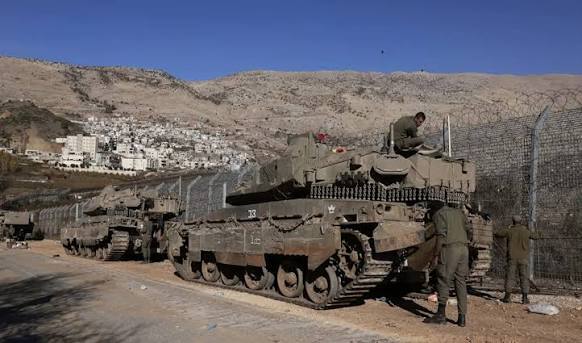 توغل إسرائيلي في بلدة صيدا الجولان بريف القنيطرة جنوب سوريا