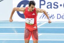 الجزائري ياسر تريكي يتوج بذهبية الوثب الثلاثي في ملتقى ليفان داخل القاعة