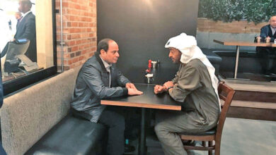 اتصال هاتفي بين رئيس الإمارات والرئيس المصري لبحث التصعيد العسكري في المنطقة