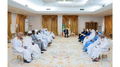 الرئيس الموريتاني يستقبل لجنة العلماء المكلفة بالحوار مع السجناء السلفيين