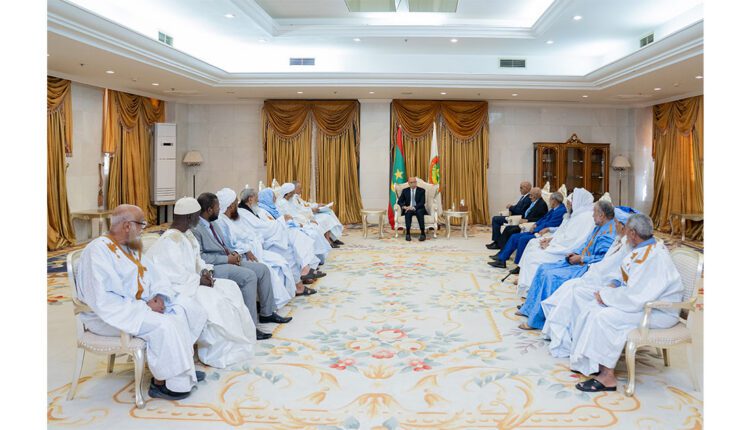 الرئيس الموريتاني يستقبل لجنة العلماء المكلفة بالحوار مع السجناء السلفيين 1 الرئيس الموريتاني يستقبل لجنة العلماء المكلفة بالحوار مع السجناء السلفيين