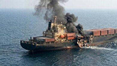 انفجار يصيب ناقلة شرق الفجيرة وUKMTO تدعو السفن للحذر 2 انفجار يصيب ناقلة شرق الفجيرة وUKMTO تدعو السفن للحذر