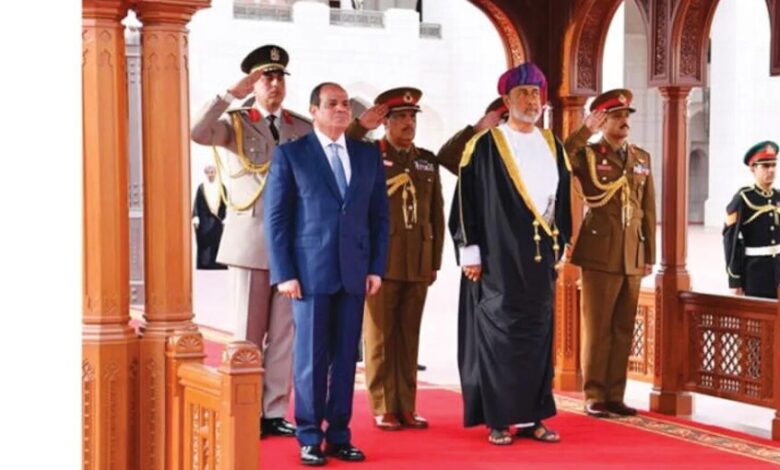 الرئيس. المصري وسلطان عُمان يبحثان هاتفياً تطورات الأوضاع الإقليمية وجهود خفض التصعيد