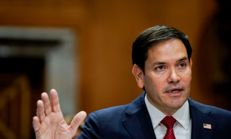 روبيو: واشنطن قلصت عدد دبلوماسييها في عدة دول بالشرق الأوسط