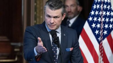 وزير الدفاع الامريكي :ترامب وضع الولايات المتحدة في المقام الأول بعد 47 عاما من "التمرد الإيراني".