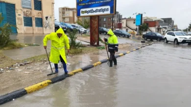 ليبيا:منخفض جوي قوي يضرب طرابلس وتحذيرات من أمطار غزيرة ورياح شديدة