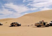 ضبط أسلحة وذخائر خلال عملية أمنية قرب الحدود الليبية