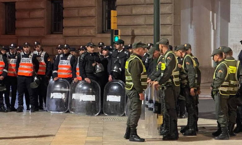 السلطات المغربية تمنع وقفات تضامنية مع إيران في الرباط وطنجة 1 السلطات المغربية تمنع وقفات تضامنية مع إيران في الرباط وطنجة